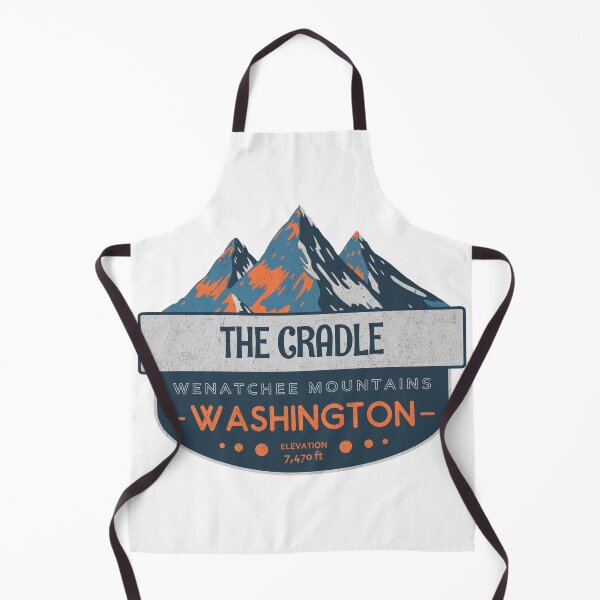 Item preview, The Cradle, Wenatchee Mountains, Washington, Mountain Badge designed and sold by Wanderful-roads.