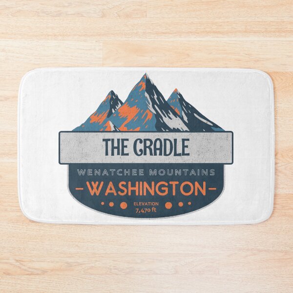 Item preview, The Cradle, Wenatchee Mountains, Washington, Mountain Badge designed and sold by Wanderful-roads.