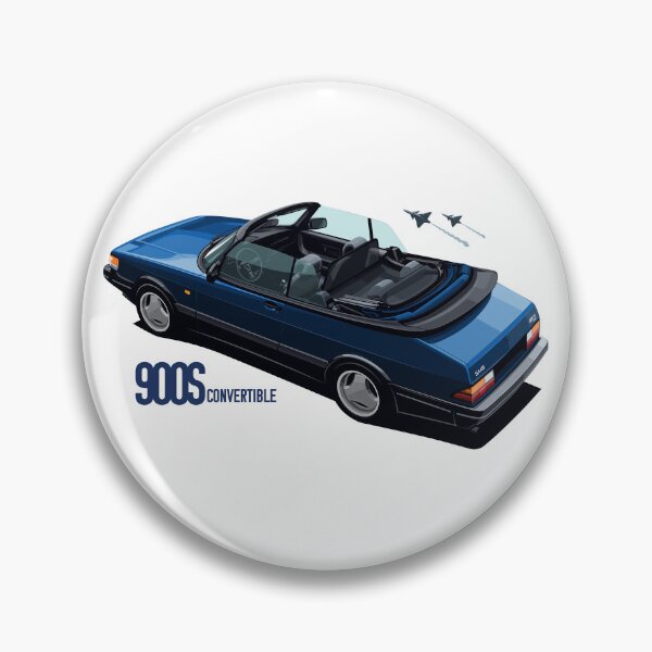 Item preview, Retro Blue 900S Convertible Crocodile – Classic Car Artwork designed and sold by Ride & Relive.