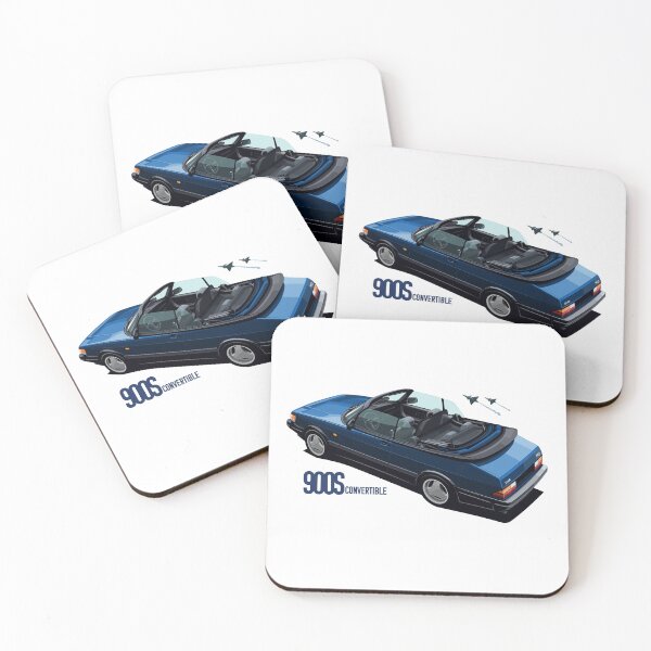 Item preview, Retro Blue 900S Convertible Crocodile – Classic Car Artwork designed and sold by Ride & Relive.