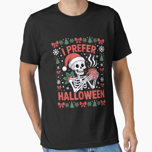 Item preview, Holiday I Prefer Halloween Christmas designed and sold by WalshDrawnLaugh.
