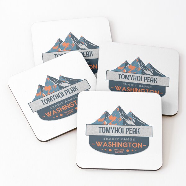 Item preview, Tomyhoi Peak, Skagit Range, Washington, Mountain Badge designed and sold by Wanderful-roads.