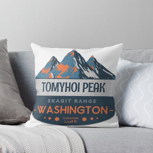 Item preview, Tomyhoi Peak, Skagit Range, Washington, Mountain Badge designed and sold by Wanderful-roads.
