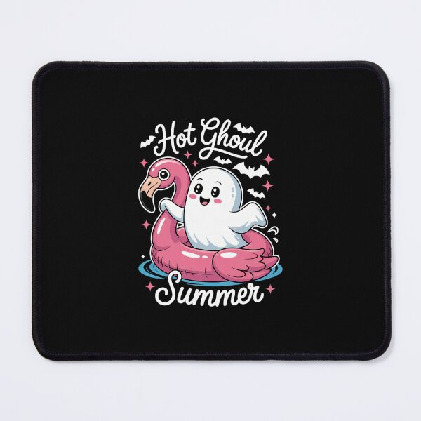 Item preview, Hot Ghoul Summer Flamingo Ghost Summerween designed and sold by WalshDrawnLaugh.