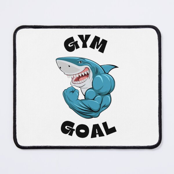 Item preview, Shark Gym/workout goal sticker designed and sold by Avacado-shop.