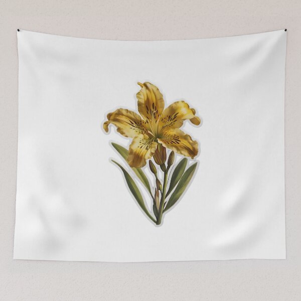 Item preview, Yellow Peruvian Lily (Alstroemeria) designed and sold by HOMETOWN86.