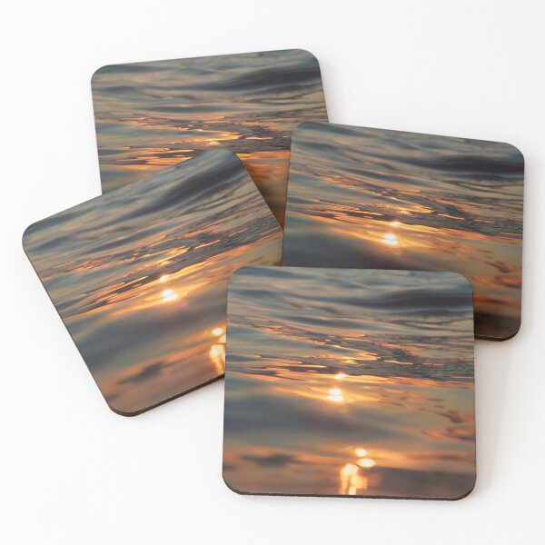 Item preview, River of Gold - An Abstract Vertical Seascape designed and sold by Real Mindset Studio.
