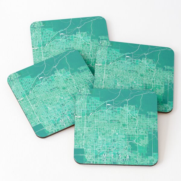 Item preview, Mesa City Map of Arizona, USA - Watercolor designed and sold by deMAP.