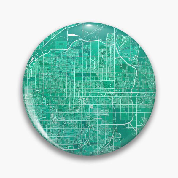 Item preview, Mesa City Map of Arizona, USA - Watercolor designed and sold by deMAP.