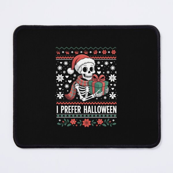 Item preview, I Prefer Halloween Skeleton Xmas Family Merry Christmas designed and sold by WalshDrawnLaugh.