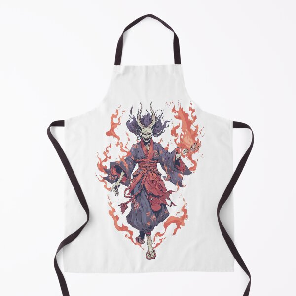 Item preview, Japanese Hannya - Fire Demon in Kimono designed and sold by bapupa.