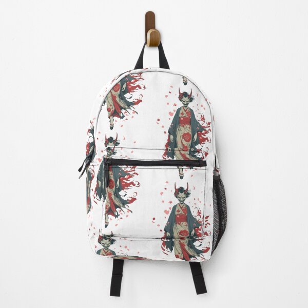 Item preview, Japanese Hannya - Masked Woman with Blossoms designed and sold by bapupa.