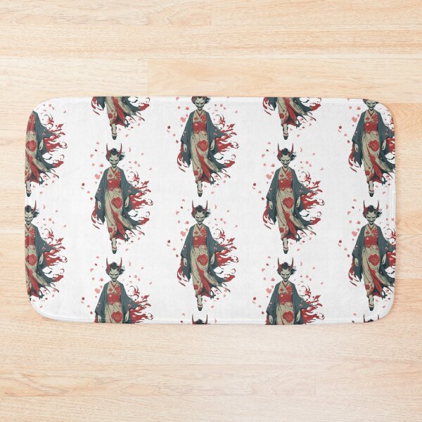 Item preview, Japanese Hannya - Masked Woman with Blossoms designed and sold by bapupa.