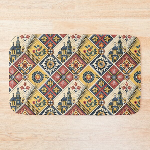 Item preview, Colorful Folk Art Seamless Pattern. designed and sold by RGShirtWorks.
