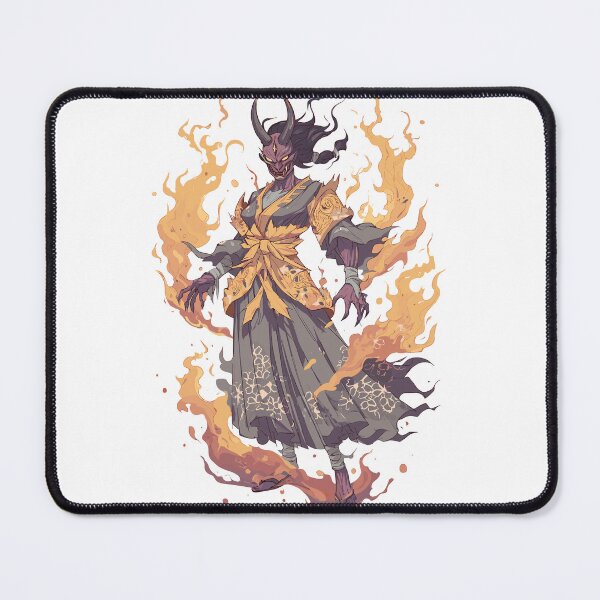Item preview, Japanese Hannya - Fiery Oni in Ritual Dress designed and sold by bapupa.