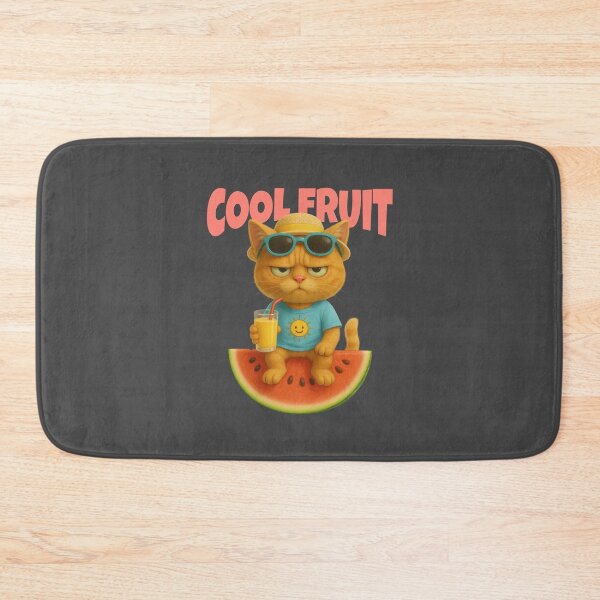Item preview, Grumpy Cat on Watermelon – Cool Fruit Summer Vibes designed and sold by iamwonderkitty.