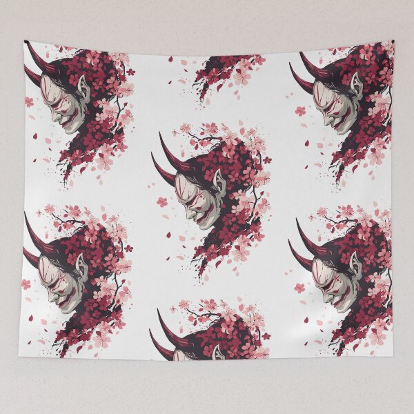 Item preview, Japanese Hannya - Oni Spirit Among Sakura designed and sold by bapupa.