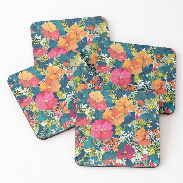 Item preview, Colorful Botanical Pattern designed and sold by CoolPixels.