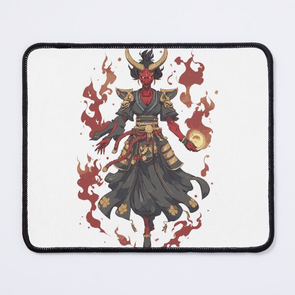 Item preview, Japanese Hannya - Crimson Oni Warrior designed and sold by bapupa.