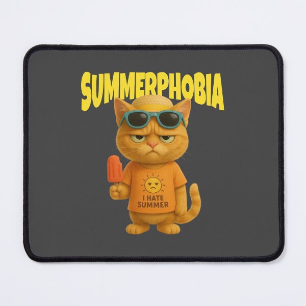 Item preview, Grumpy Cat in I Hate Summer Shirt – Summerphobia Vibes designed and sold by iamwonderkitty.