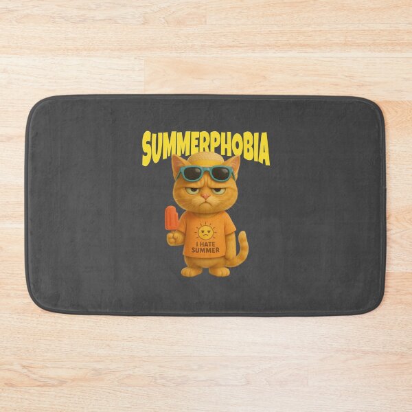 Item preview, Grumpy Cat in I Hate Summer Shirt – Summerphobia Vibes designed and sold by iamwonderkitty.
