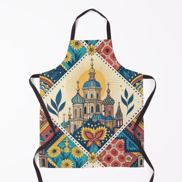 Item preview, Vibrant Orthodox Cathedral Folk Art Pattern. designed and sold by RGShirtWorks.