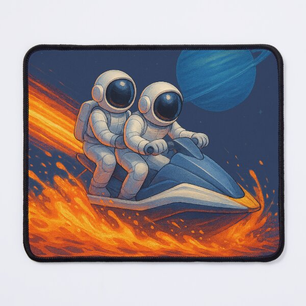Item preview, Volcanic Jet Ski on Neptune designed and sold by HEERMANArt.