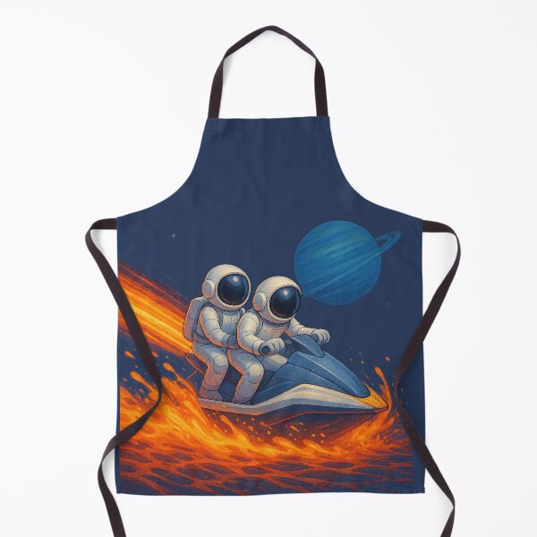 Item preview, Volcanic Jet Ski on Neptune designed and sold by HEERMANArt.