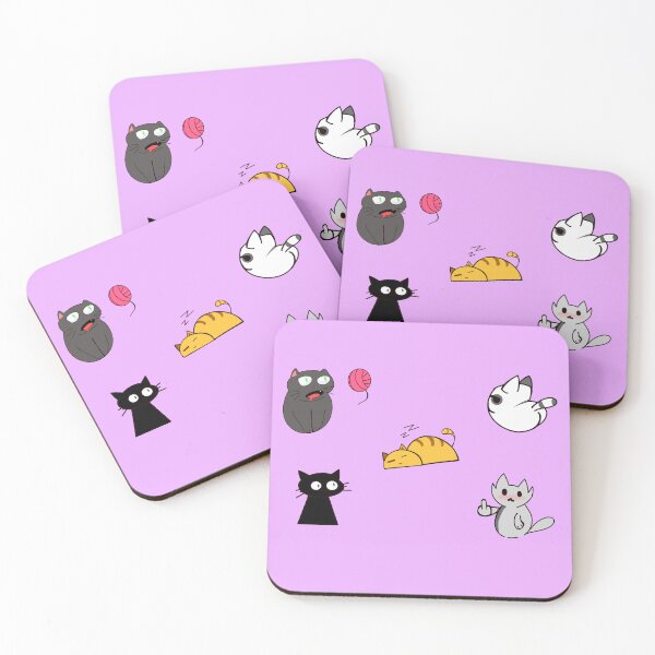 Item preview, Cat stickers sheet designed and sold by TheGoodTheVibe.
