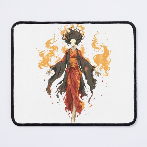 Item preview, Japanese Horror - Cursed Flame Maiden designed and sold by bapupa.