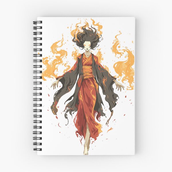 Item preview, Japanese Horror - Cursed Flame Maiden designed and sold by bapupa.