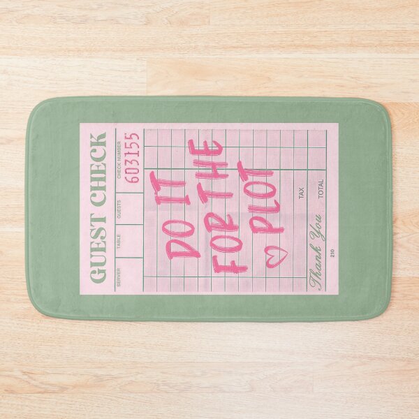 Item preview, Guest Check Green and Pink Do It For The Plot designed and sold by AestheticAnnette.