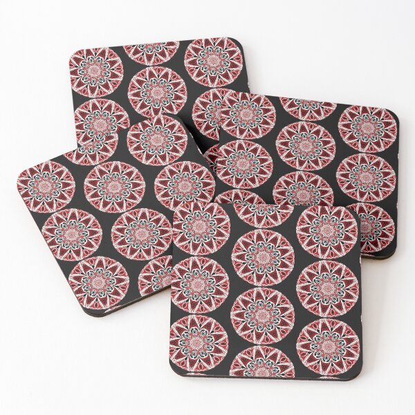 Item preview, Abstract Circular Design Red White and Black designed and sold by Aumpuk.