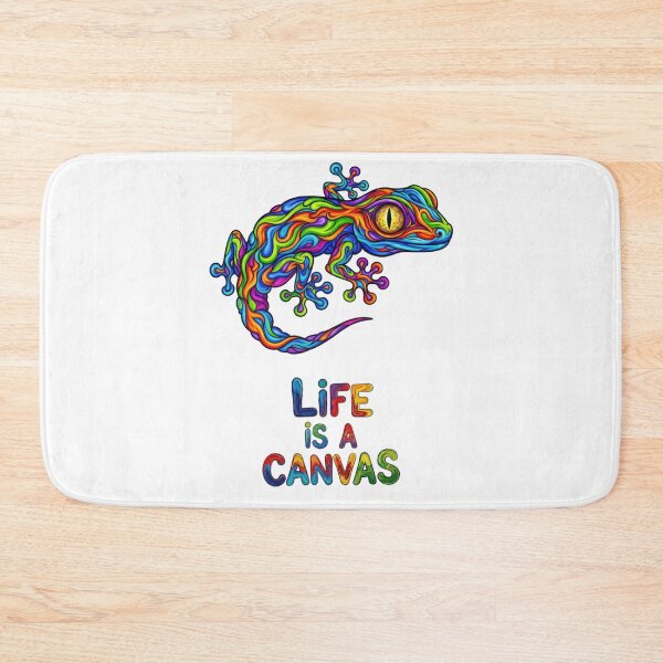 Item preview, Colorful Gecko with Inspirational Quote designed and sold by SportKI.