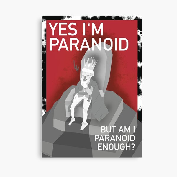 Item preview, The Paranoid King designed and sold by untermond.