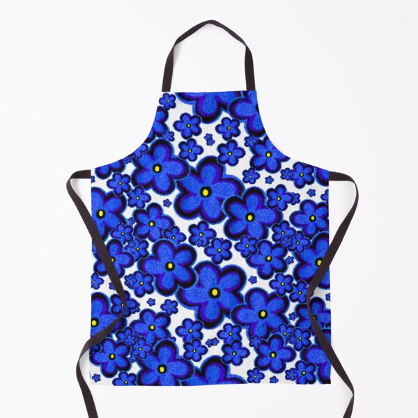 Item preview, Blue Flower Bright Abstract Tile  designed and sold by kel72.