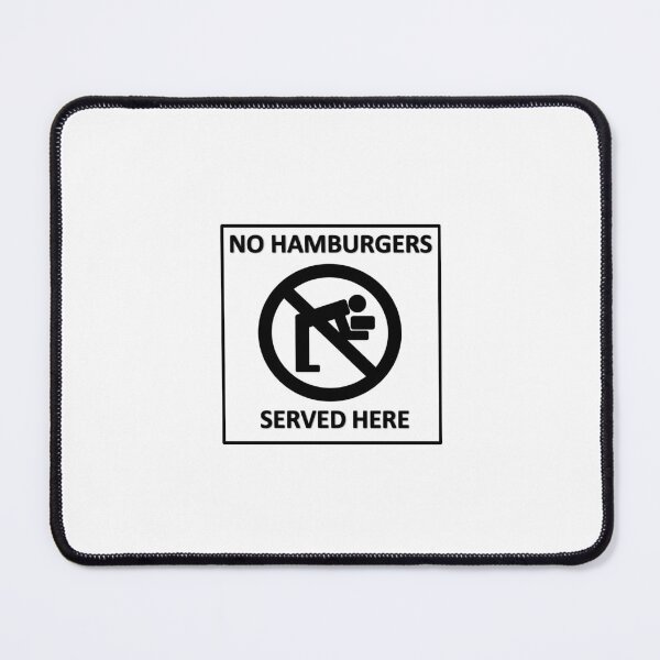 Item preview, No Hamburgers (Manual Handling Parody) designed and sold by InsaneIdeas2025.