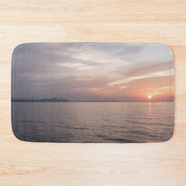 Item preview, Vast Lake View with Toronto Skyline at Sunrise designed and sold by Georgia Mizuleva.
