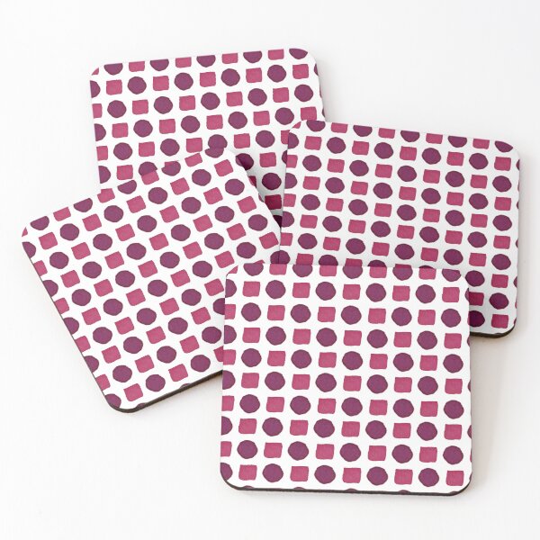Item preview, Modern Geometric Pattern - Bold Magenta & Deep Purple. designed and sold by Designs by christel_treiber.