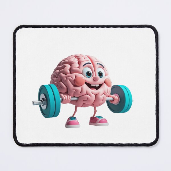 Item preview, Train Your Brain – Fun Mental Fitness Art designed and sold by BestZoneStore.