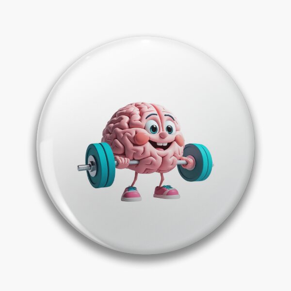 Item preview, Train Your Brain – Fun Mental Fitness Art designed and sold by BestZoneStore.