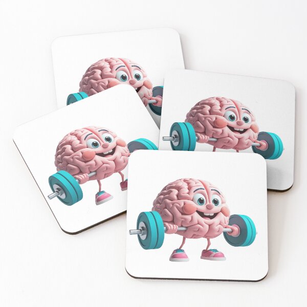 Item preview, Train Your Brain – Fun Mental Fitness Art designed and sold by BestZoneStore.