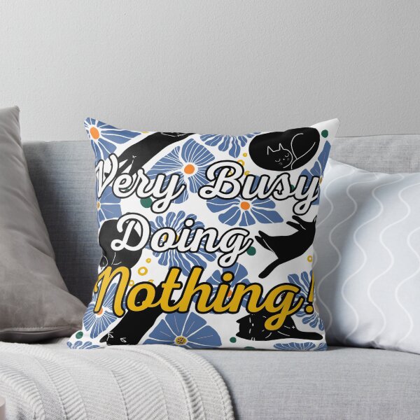 Item preview, Very Busy Doing Nothing - Funny Floral Aesthetic Design designed and sold by Floraza.