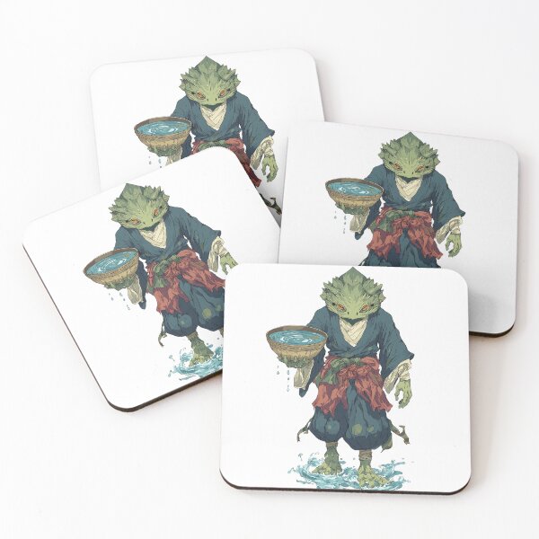 Item preview, Kappa Yokai - Offering the Sacred Bowl designed and sold by bapupa.