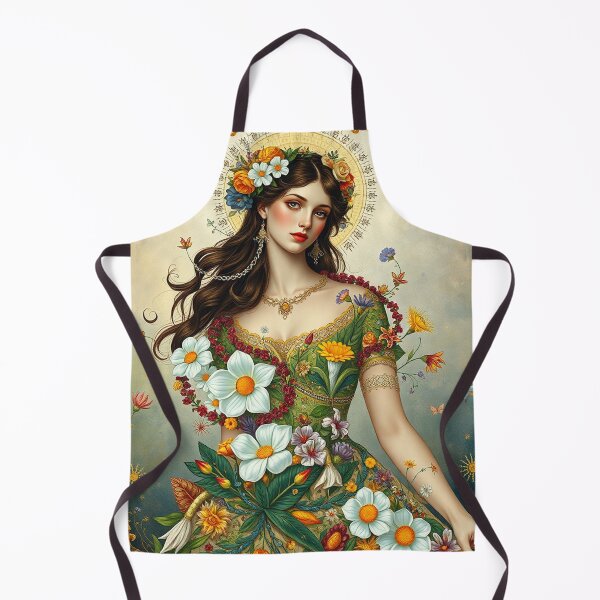 Item preview, A Flora with gold halo designed and sold by MarilynBaldey7.