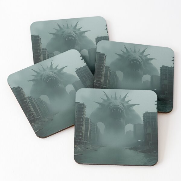 Item preview, Colossal monster apocalyptic city. designed and sold by Extintos.