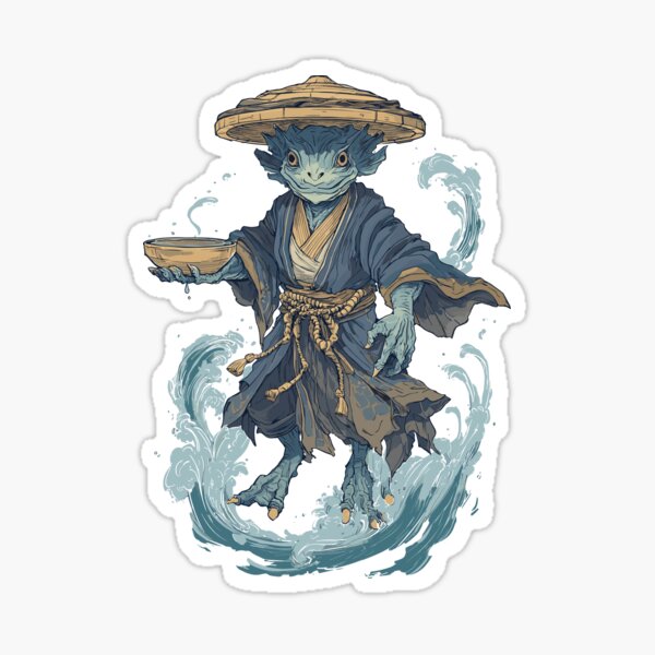 Item preview, Kappa Yokai - Tranquil Flow Master designed and sold by bapupa.