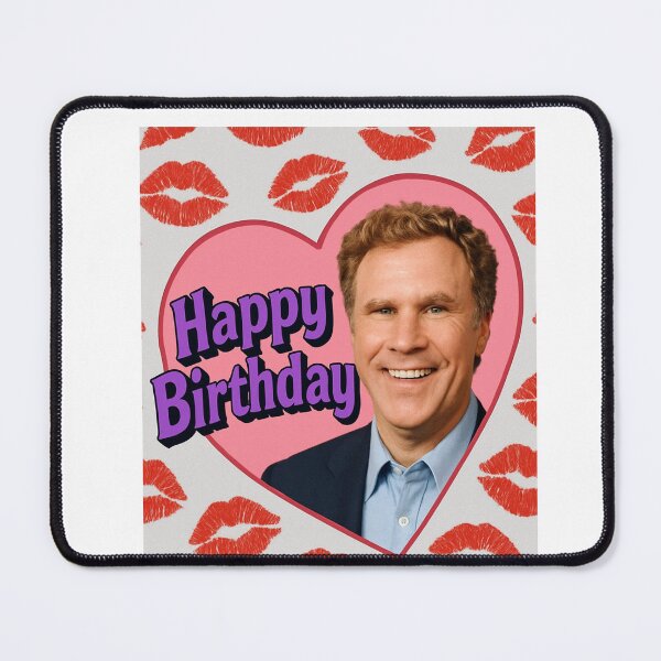 Artikelvorschau, Kuss Herz Geburtstag Lustiger Streich Meme Geschenk komisch Will Ferrell entworfen und verkauft von CheeseBlueprint.