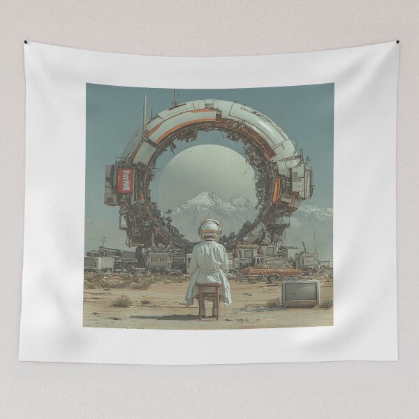 Item preview, The Portal of Worlds – Futuristic Vision designed and sold by MyWebArt.