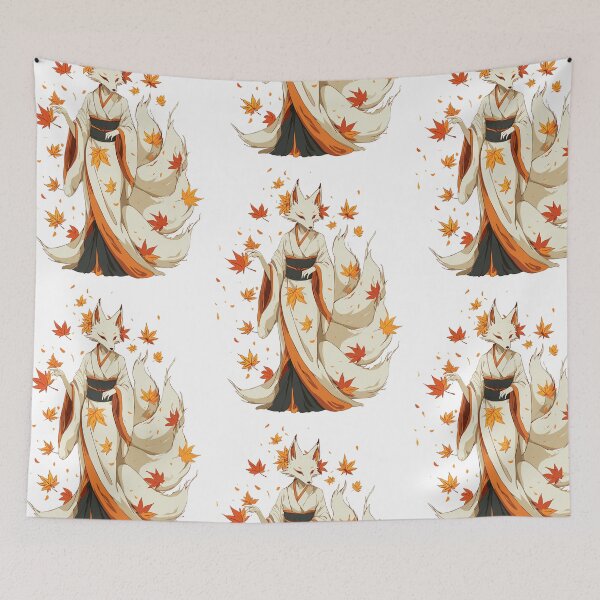 Item preview, Kitsune - Mystic Nine-Tailed Fox Spirit designed and sold by bapupa.